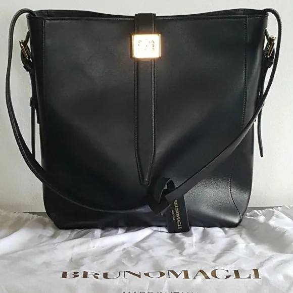 bruno magli leather backpack Lia Handbag Featuring a clean What do we think of